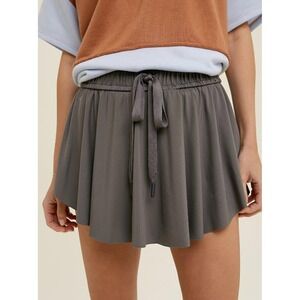 Wishlist Apparel Skort S Small Flowy Butterfly Running Workout Yoga Gray Stretch